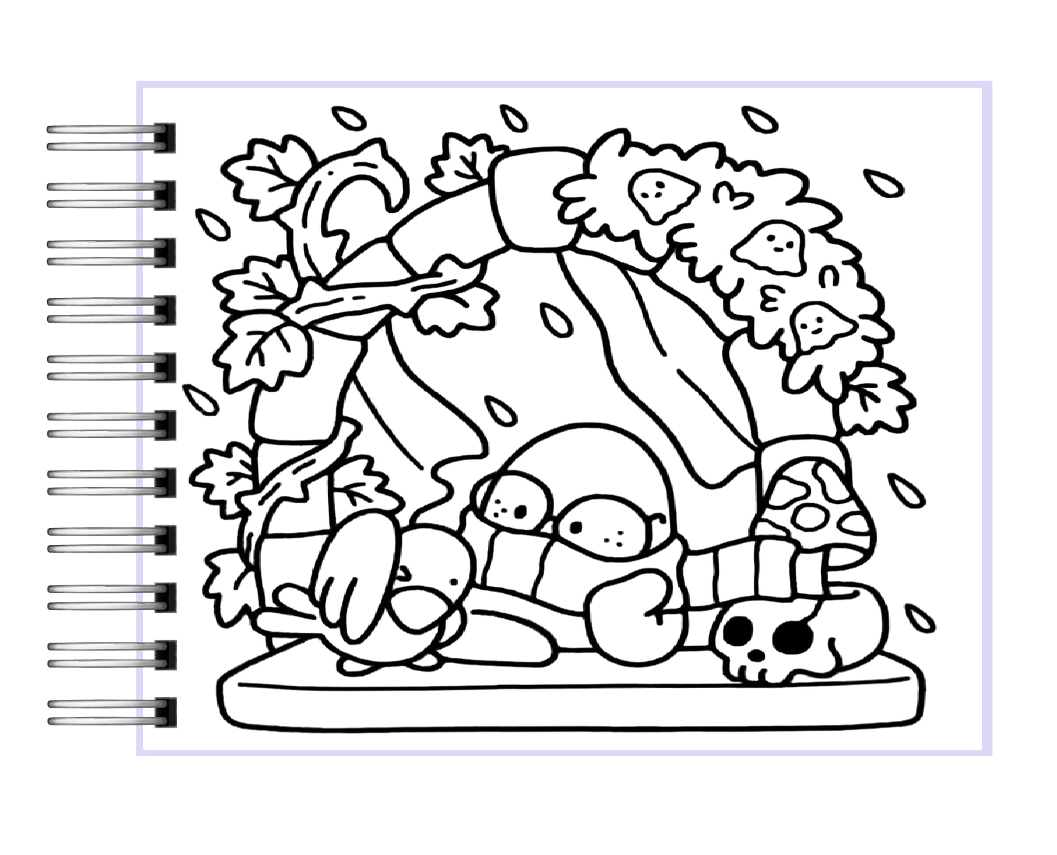 Libro para colorear Little Spooky 6
