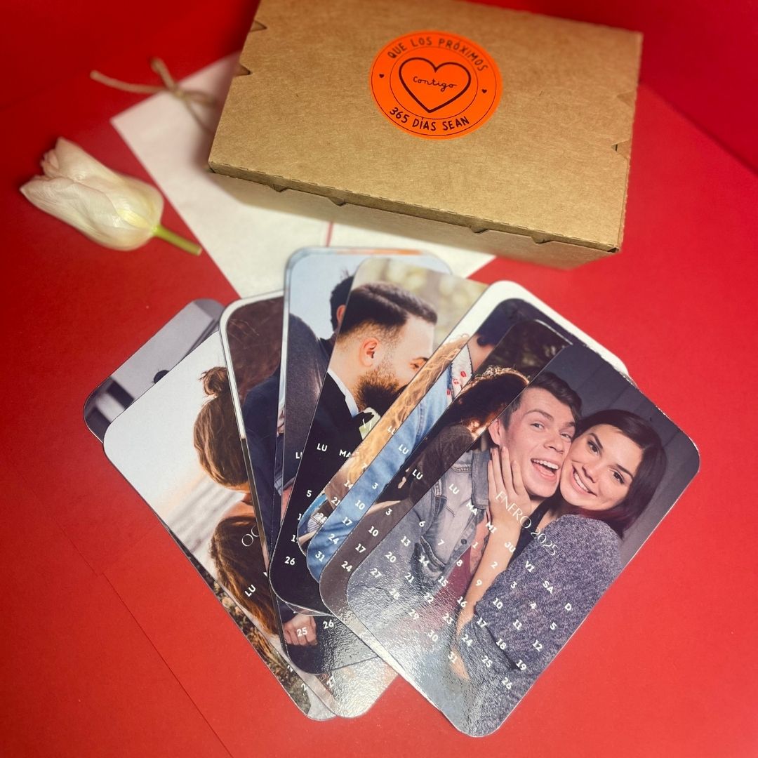 Calendario Imantado para Parejas - 12 Meses Personalizados 5