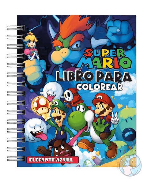 Libro para colorear Super Mario