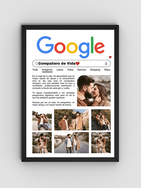 Cuadro Google Personalizado