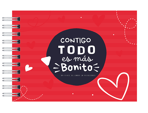 Libro de Aventuras "Contigo todo es mas bonito"