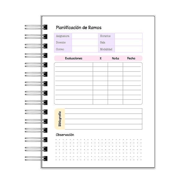 Planner Universitario: A Tu Estilo 7