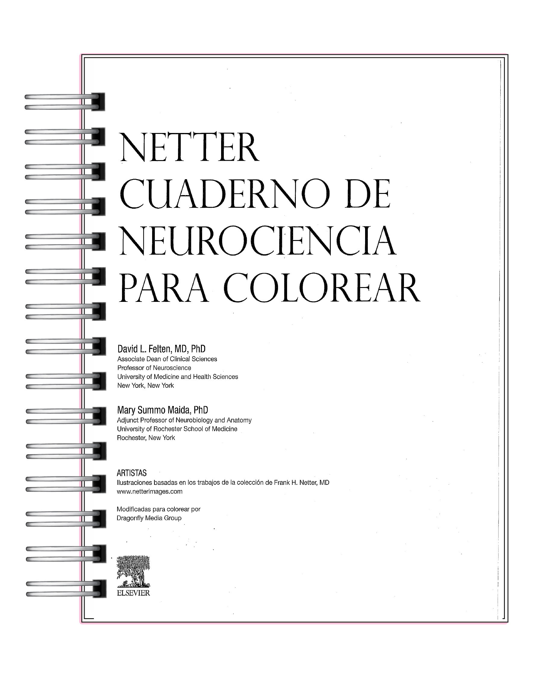 Libro para Colorear: Neurociencia Netter 2 2