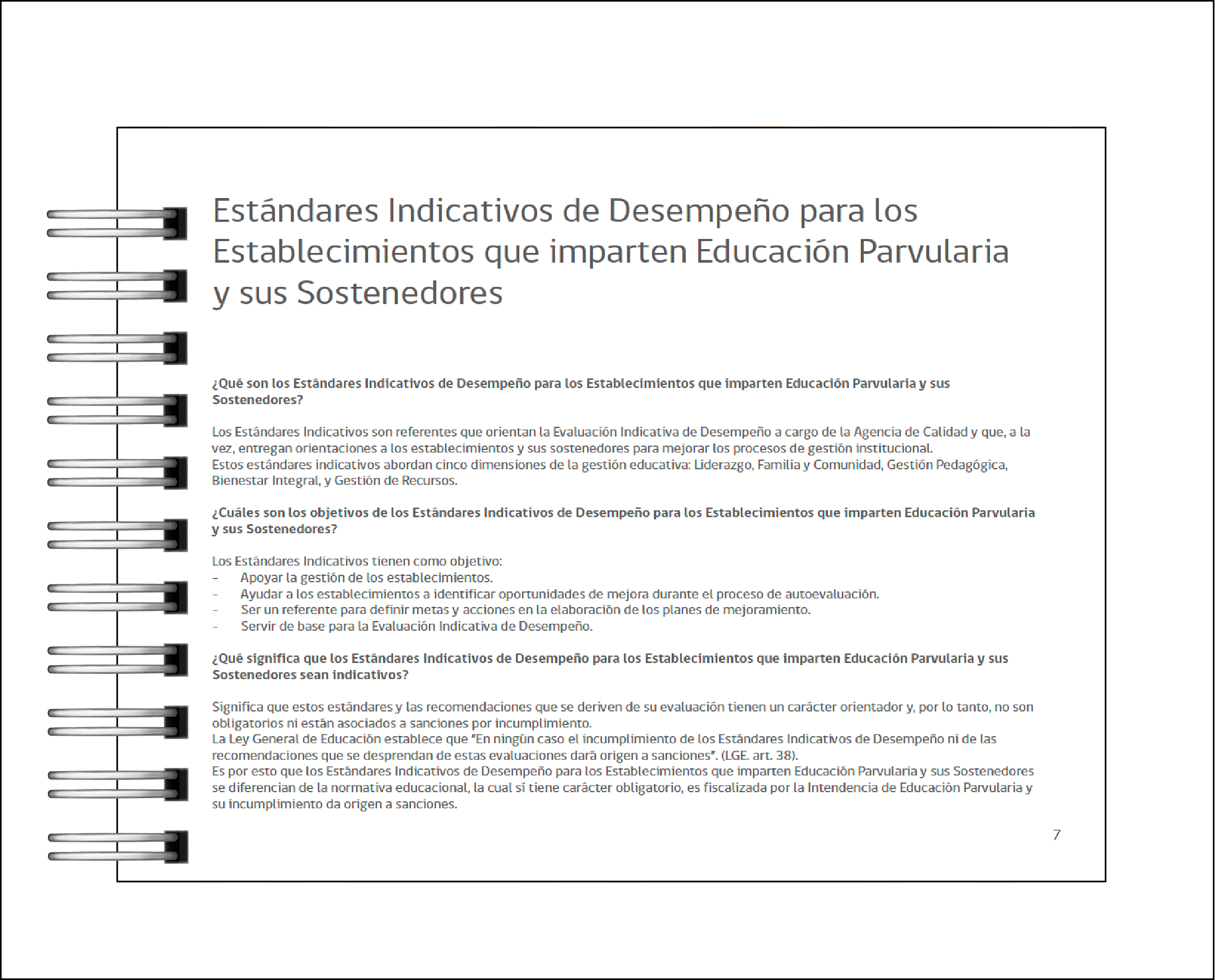 Estándares Indicativos de Desempeño de Educación Parvularia 4