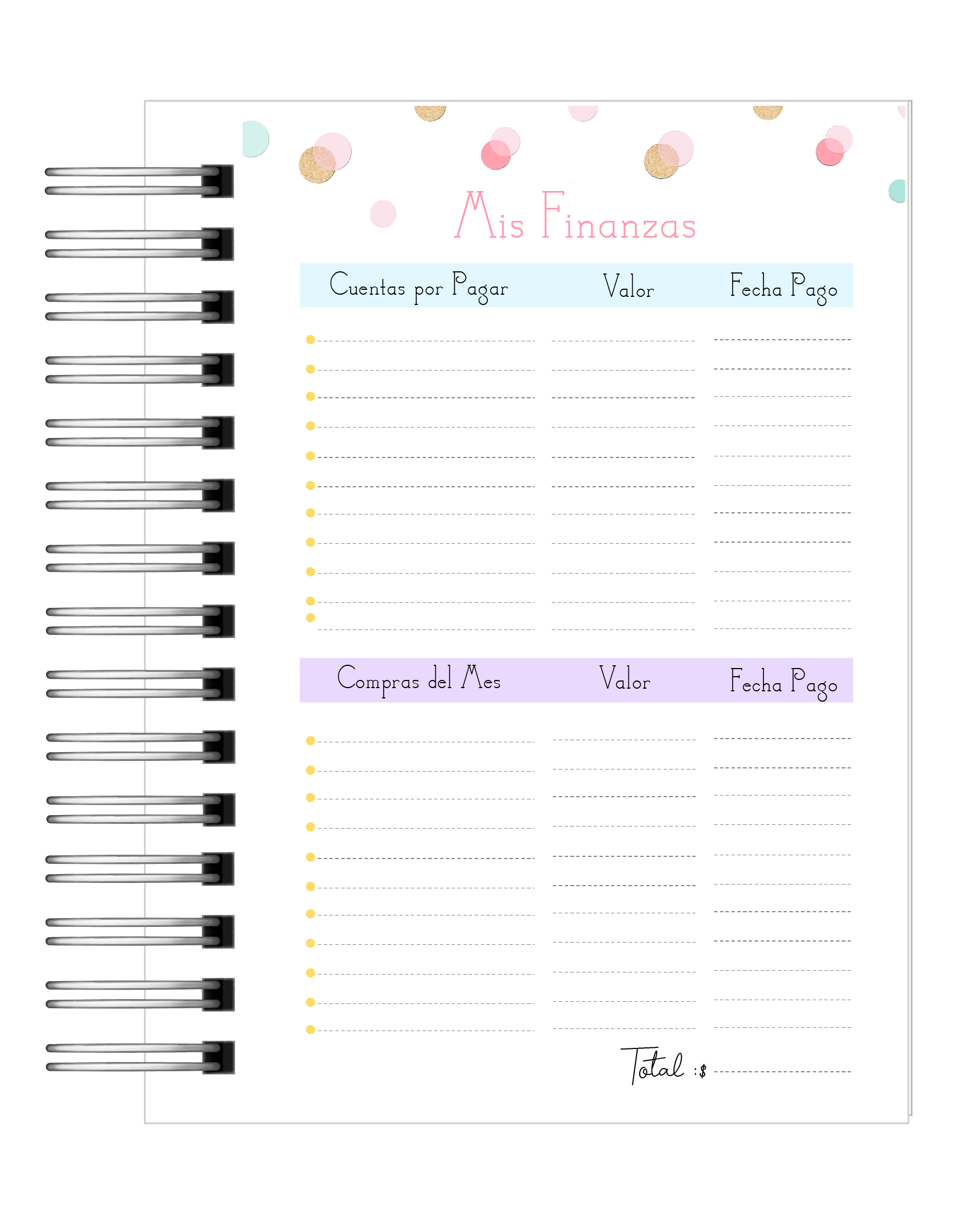  Agenda de una Súper Mamá  7