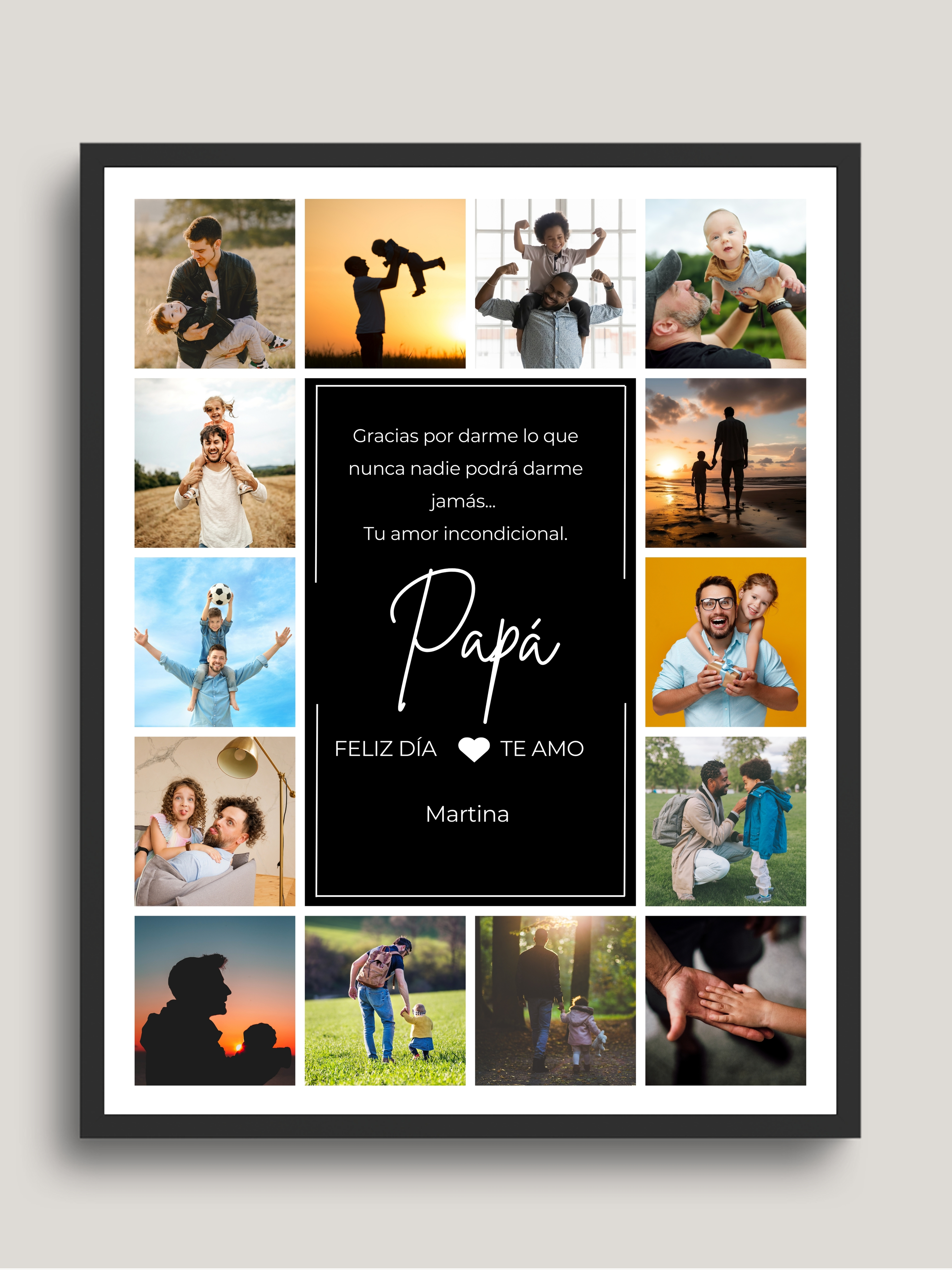 Cuadros Papá Personalizado 4