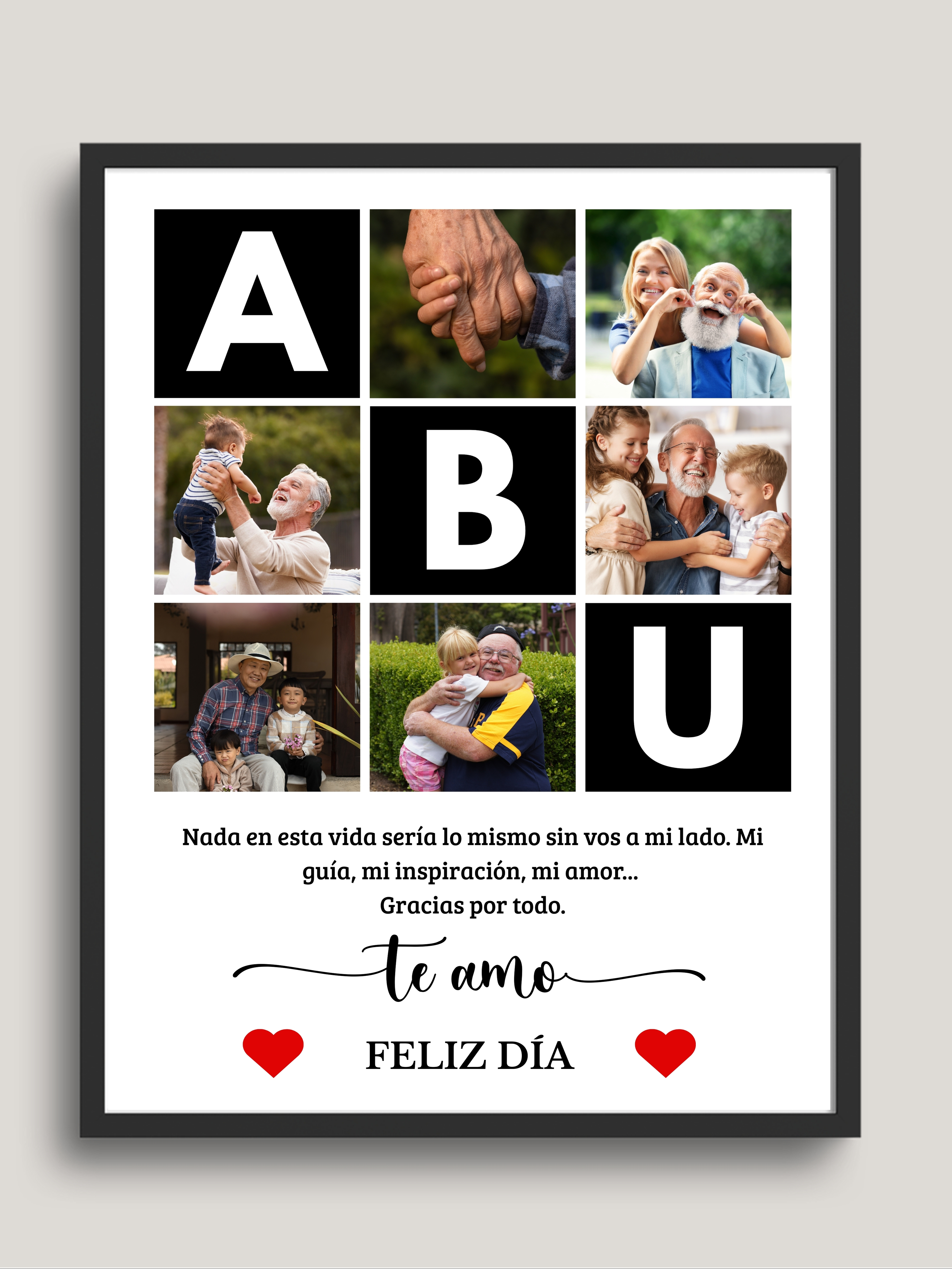 Cuadros Abuelo Personalizado 1