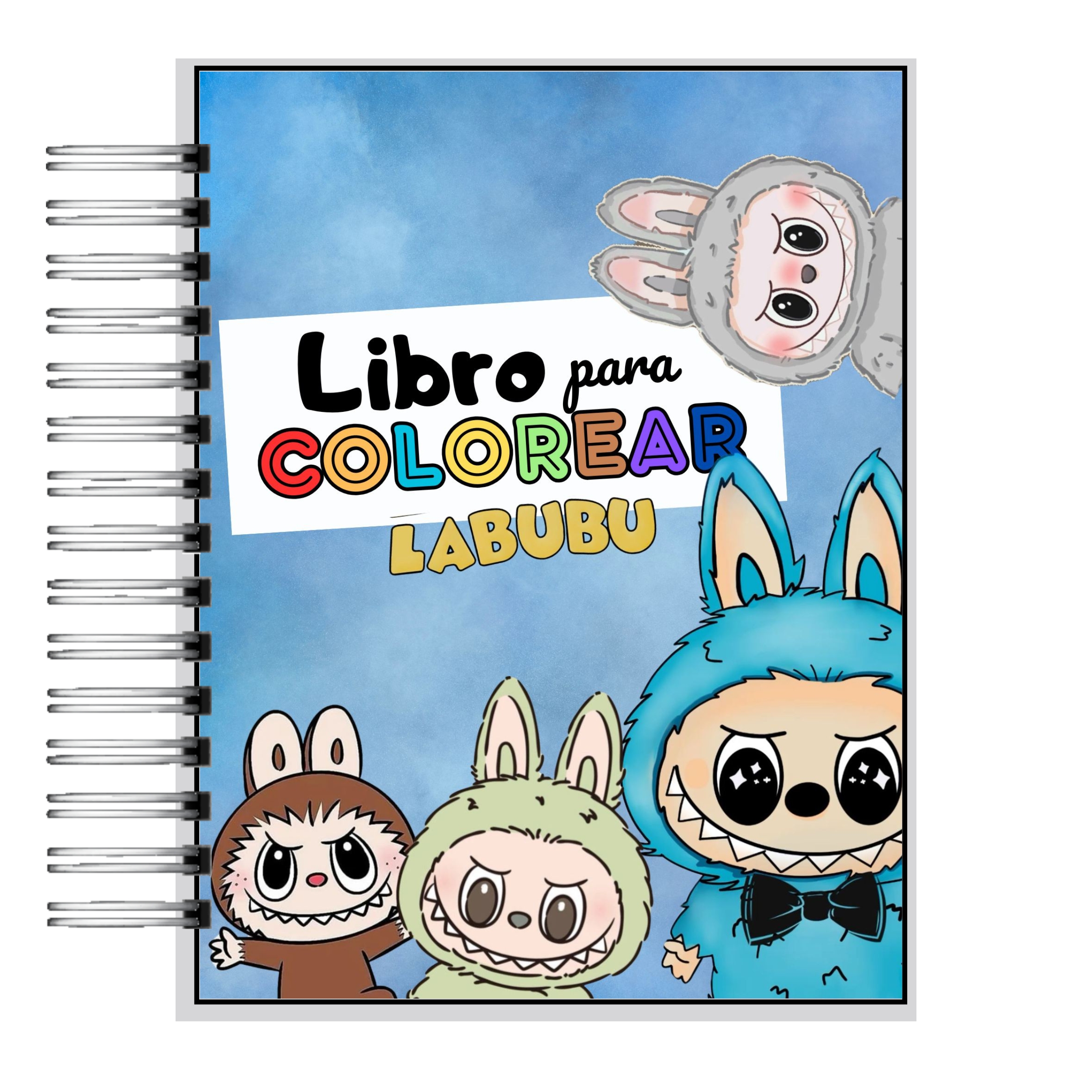 Libro para Colorear Labubu 3