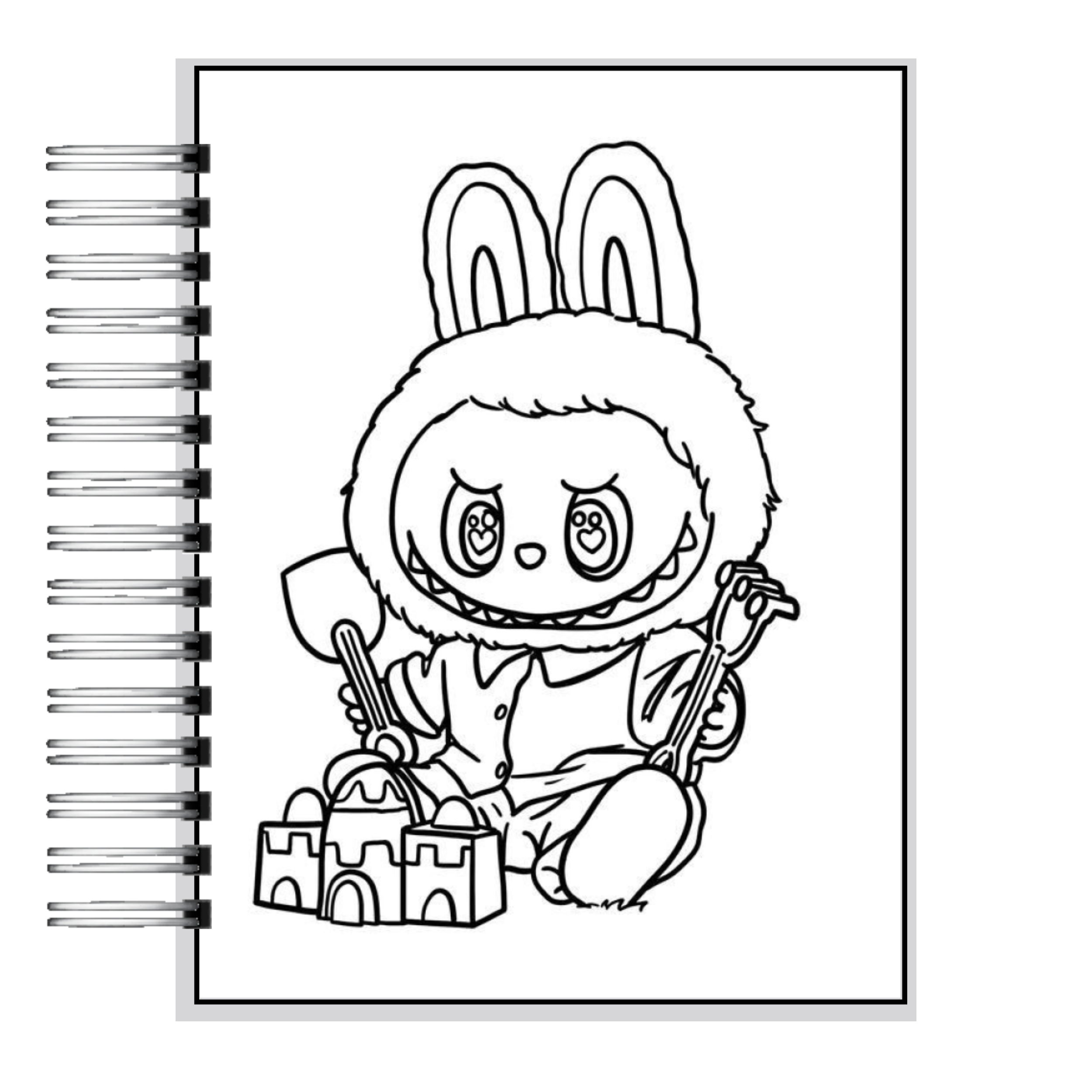 Libro para Colorear Labubu 4