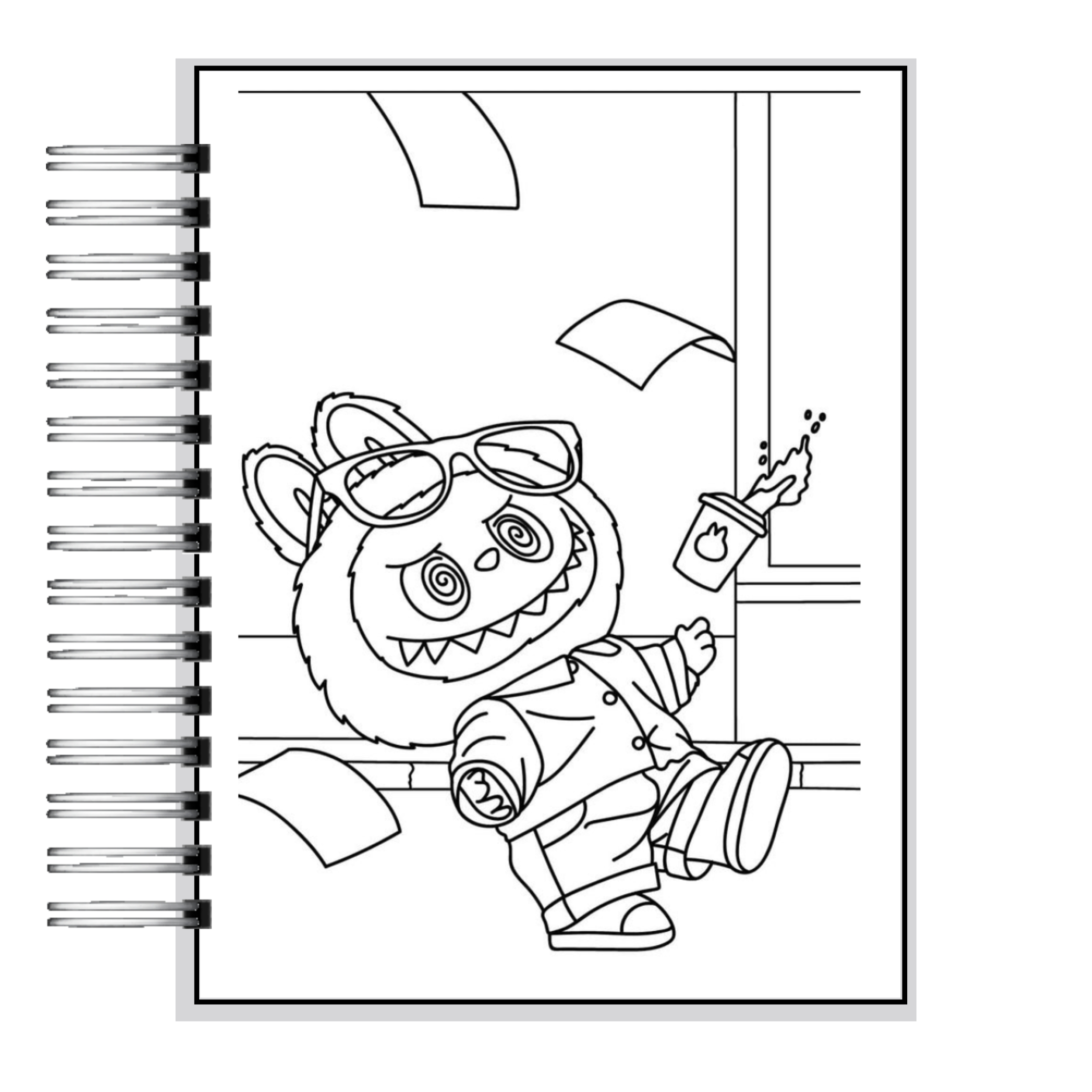 Libro para Colorear Labubu 6