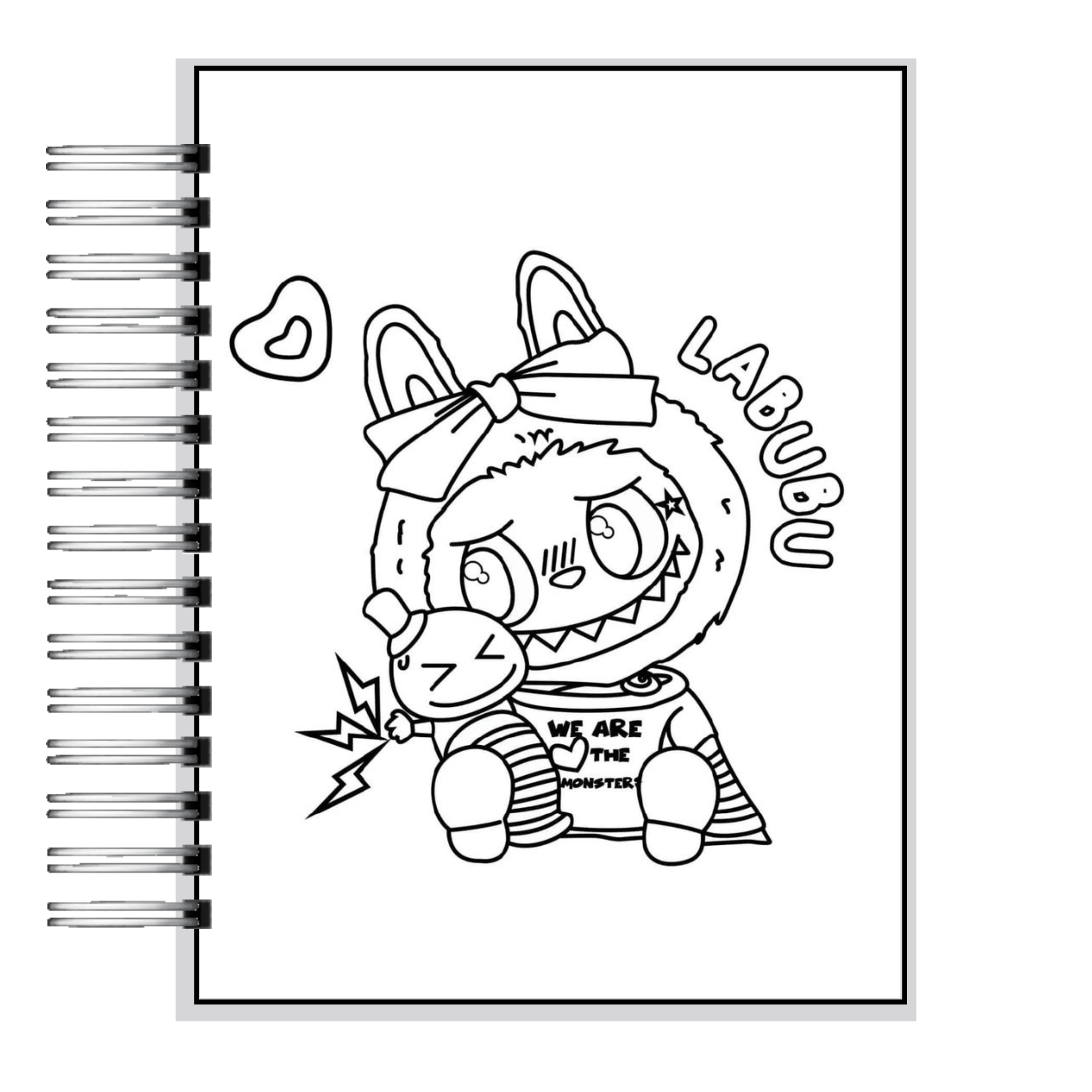 Libro para Colorear Labubu 7