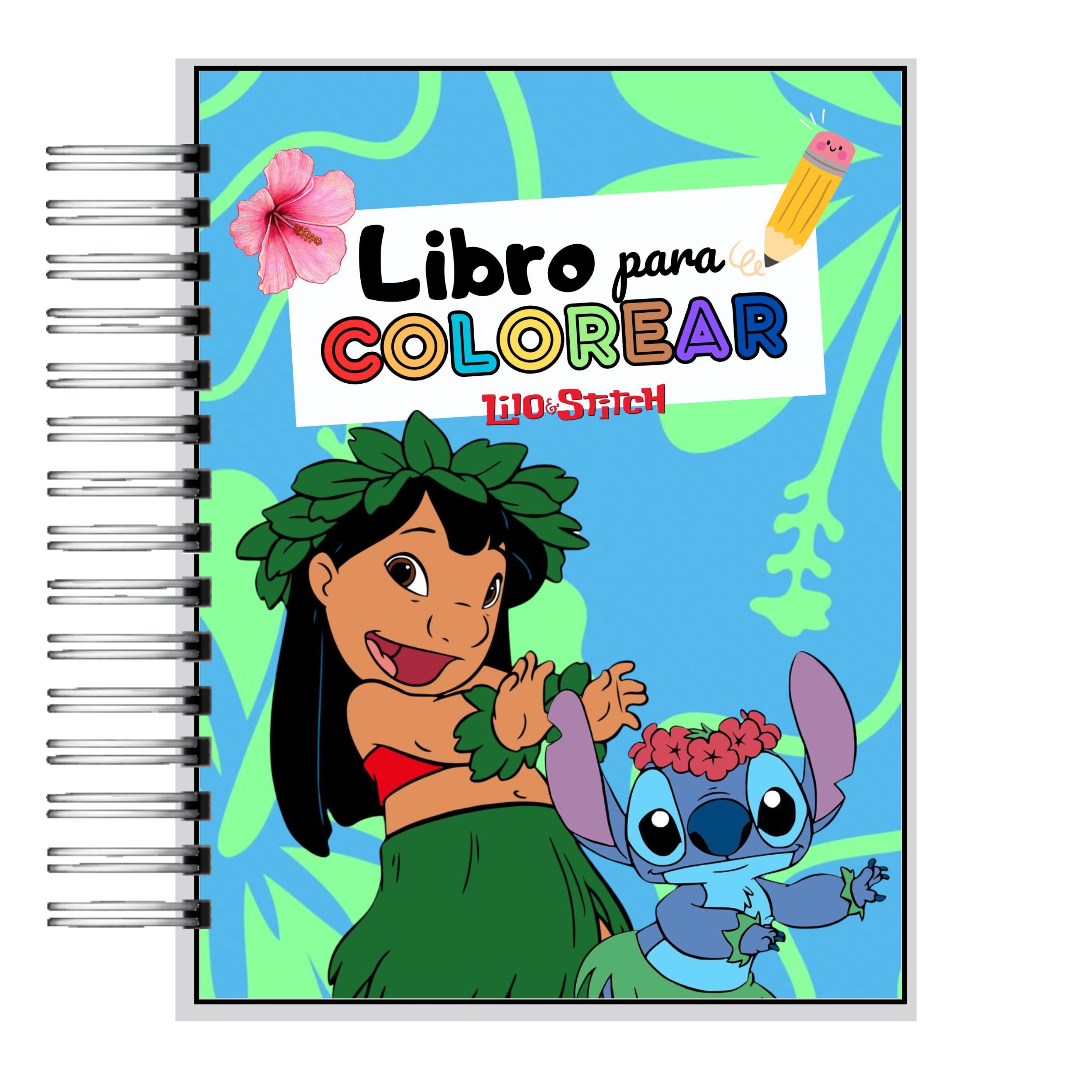 Libro para Colorear Lilo y Stitch 1