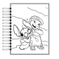 Libro para Colorear Lilo y Stitch - Miniatura 2