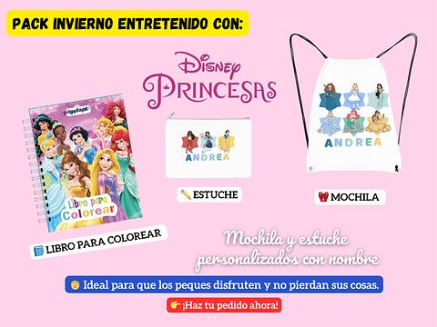 Pack "Entretenido con las Princesas Disney"