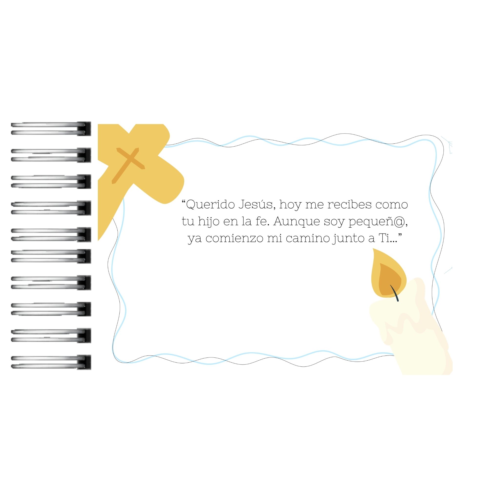 Álbum de Memorias de Mi Bautismo Sagrado 3