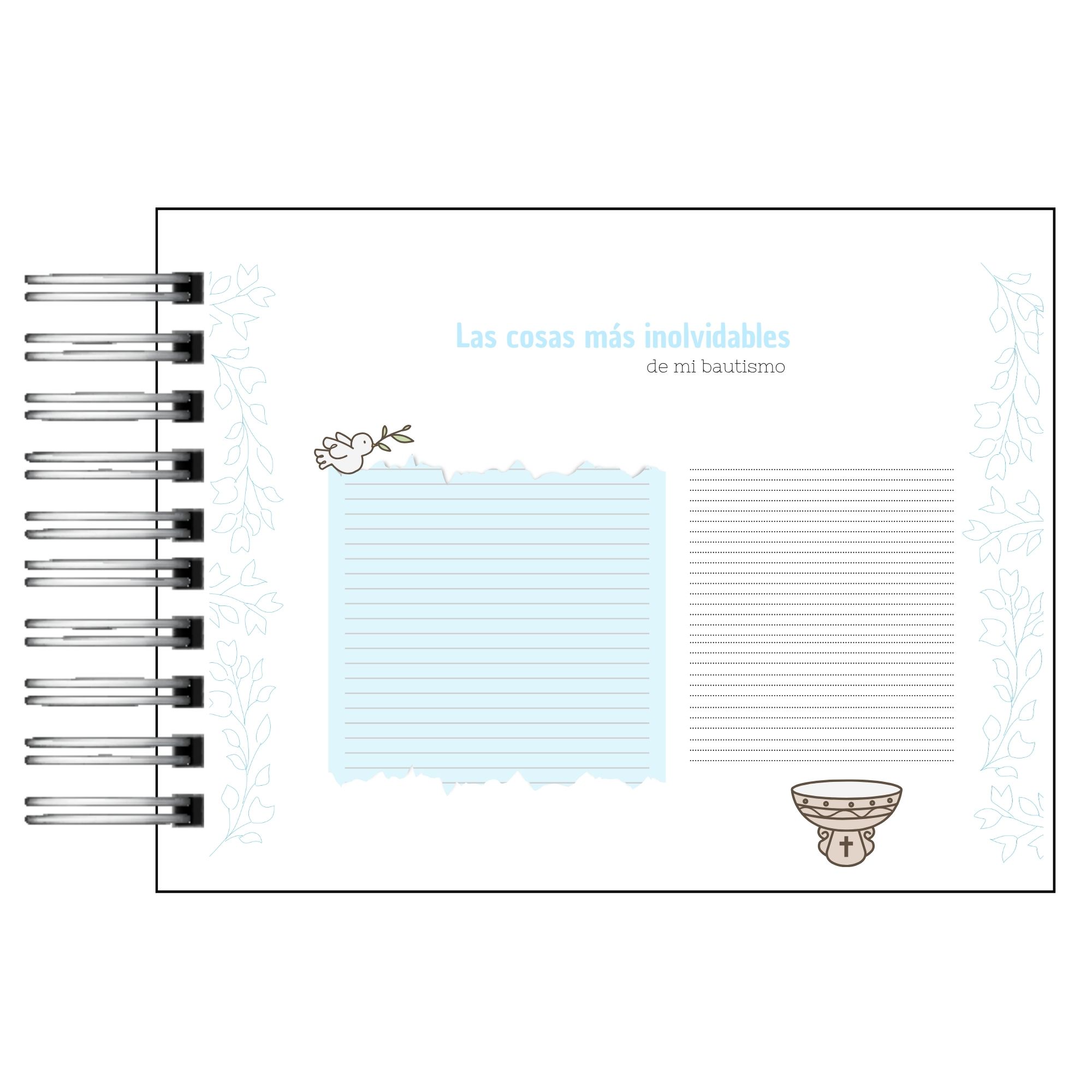 Álbum de Memorias de Mi Bautismo Sagrado PERSONALIZADO  6