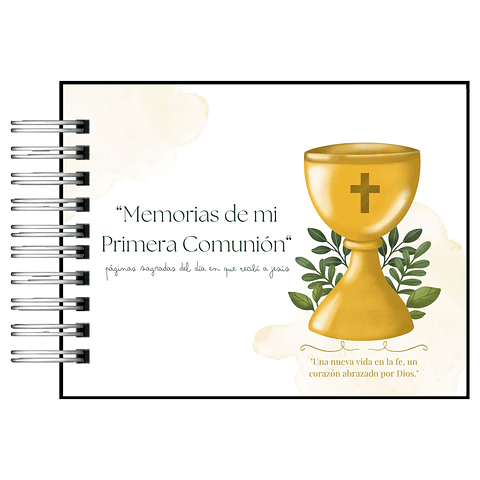 Álbum de Memorias de Mi Primera Comunión Sagrada