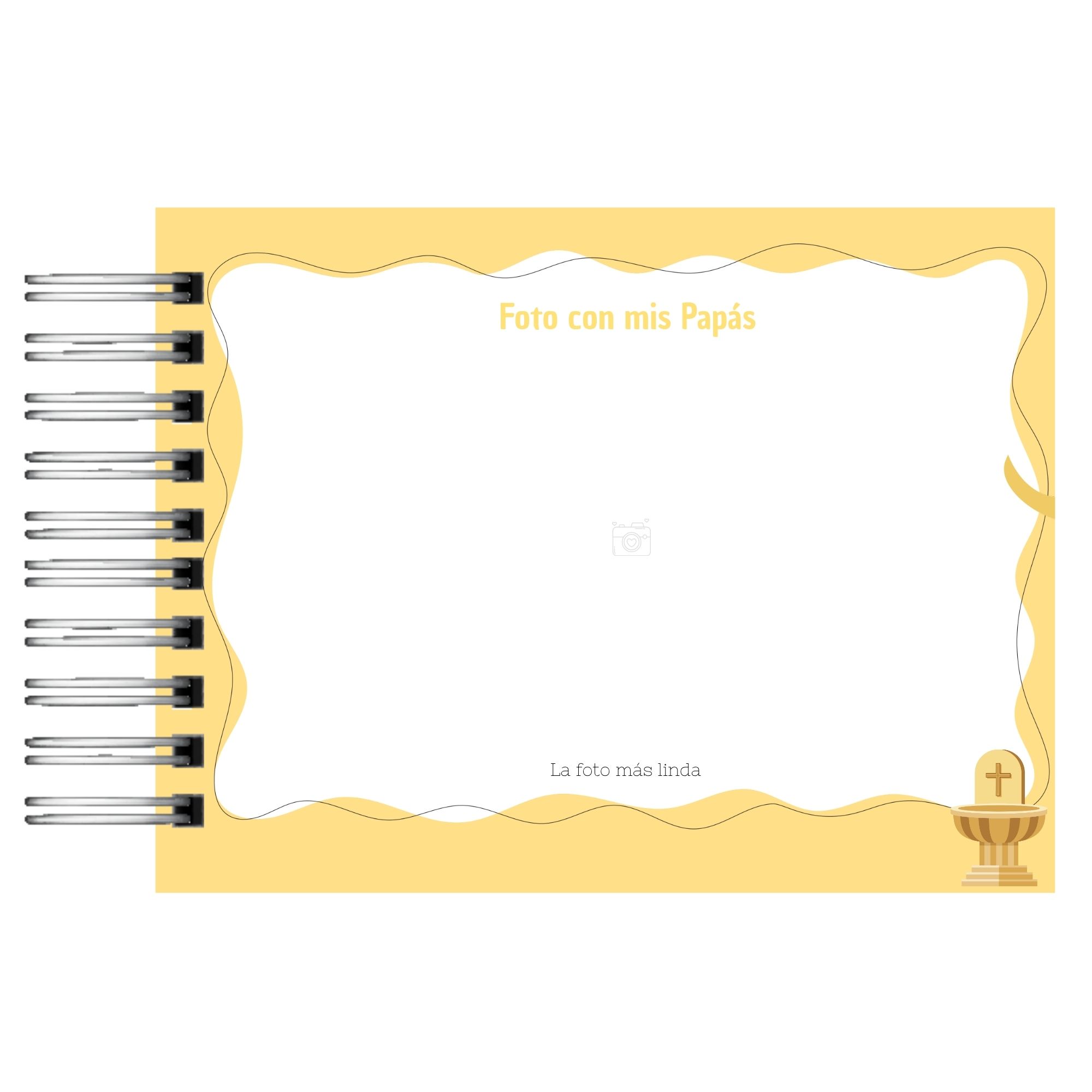 Álbum de Memorias de Mi Primera Comunión Sagrada PERSONALIZADO  6