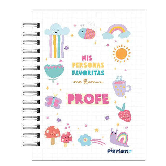 Agenda Docente 2027 – Agenda personalizable Día del Profesor Pigyfante