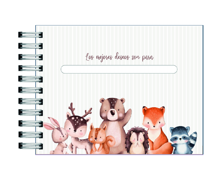 Libro de Buenos deseos del Baby Shower 17