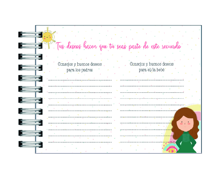 Libro de Buenos deseos del Baby Shower 18