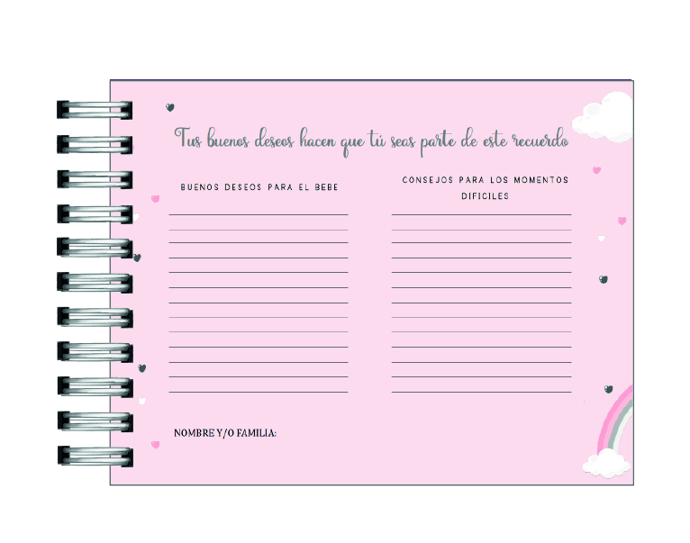 Libro de Buenos deseos del Baby Shower 26
