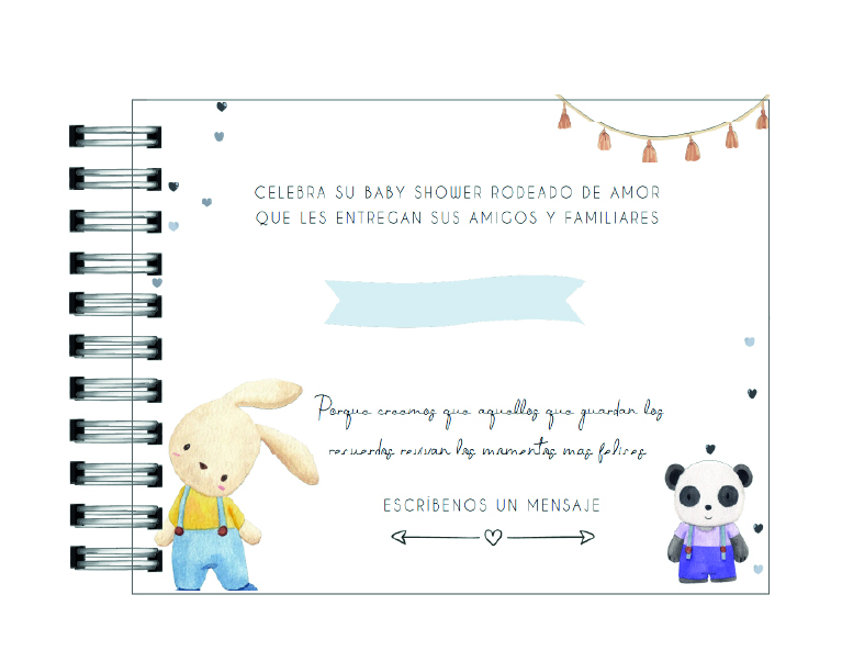 Libro de Buenos deseos del Baby Shower 28