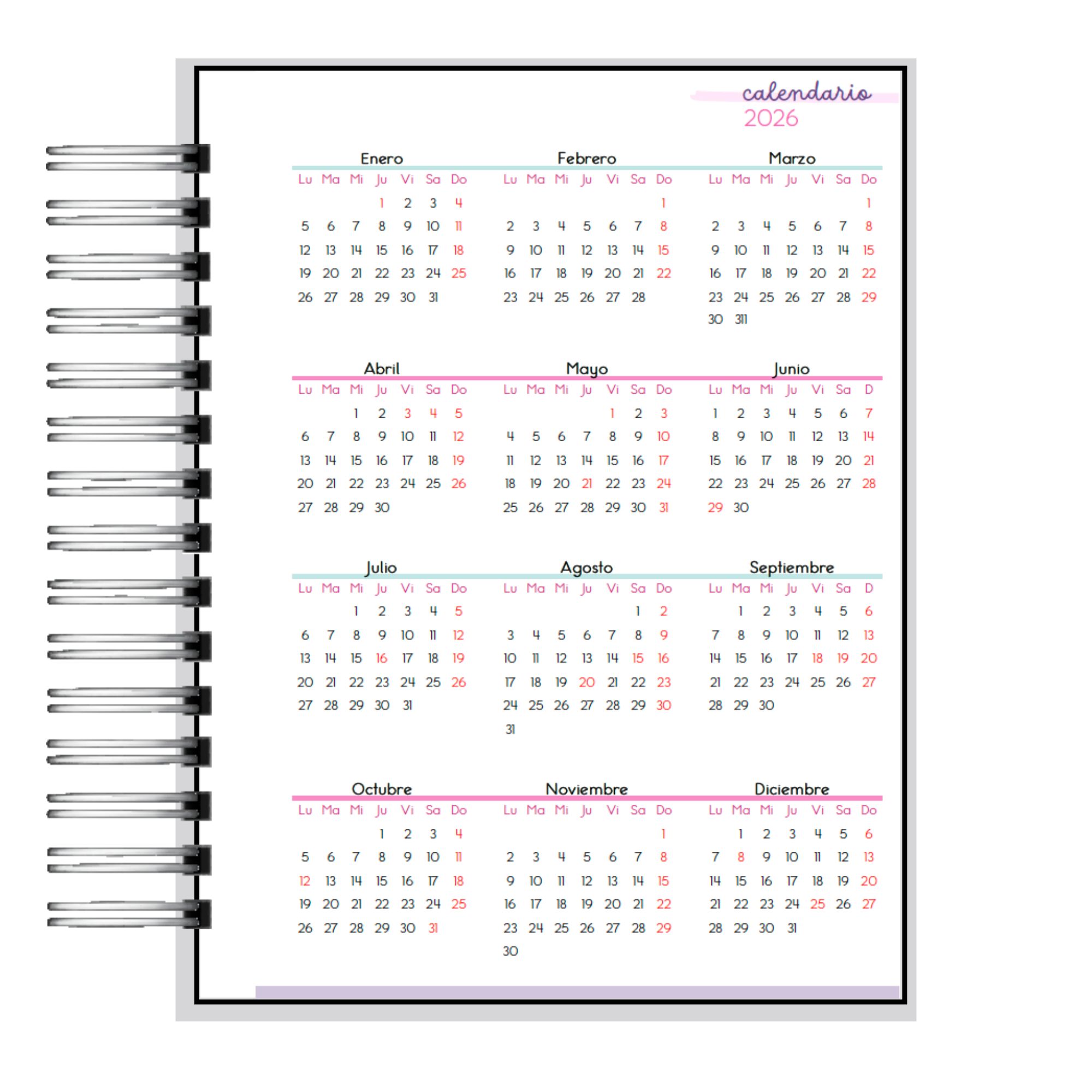  Agenda del Influencer Fede Vigevani – Edición Exclusiva 17