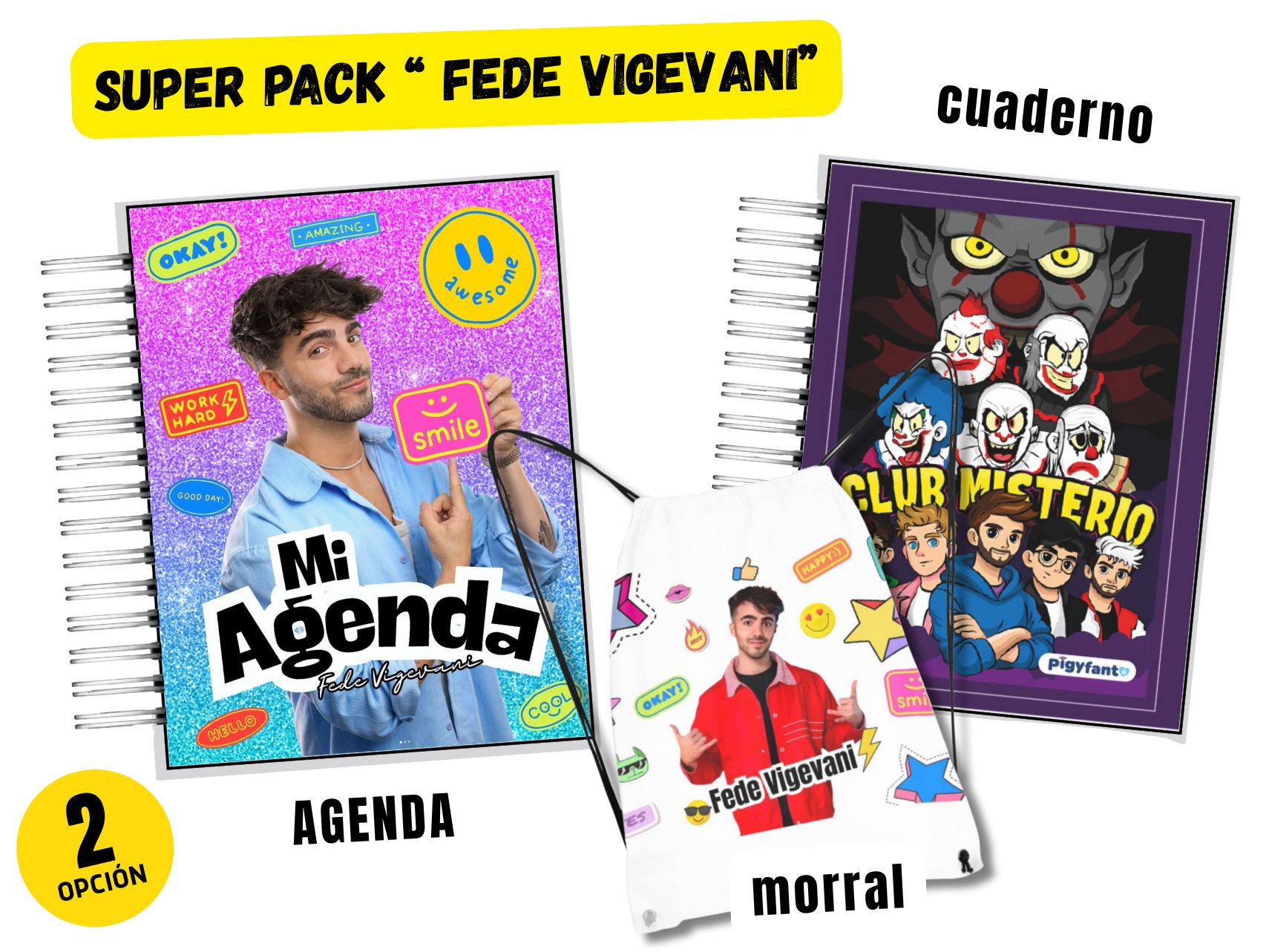 🎉 ¡SÚPER PACK OFICIAL DE FEDE VIGEVANI! 🎉 2