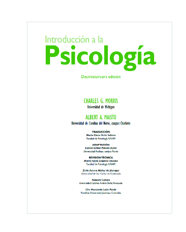 Introducción a la Psicología – 13ª edición - Charles G. Morris, Albert A. Maisto 3