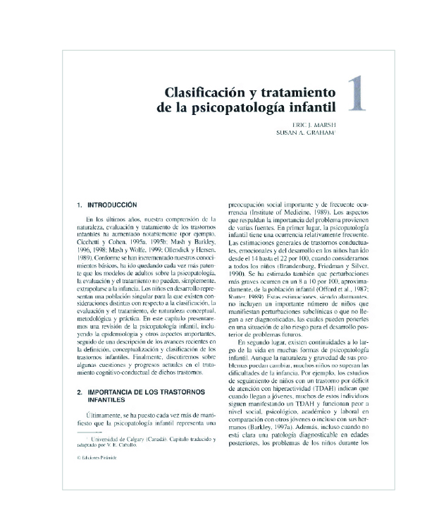 Manual de Psicología Clínica Infantil y del Adolescente – Trastornos Generales 6