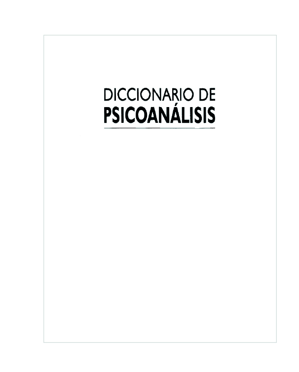 Diccionario de Psicoanálisis 2