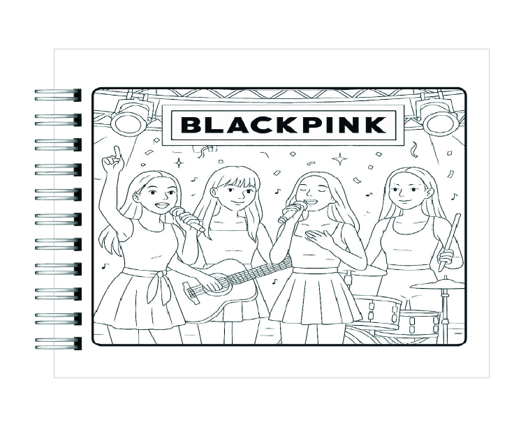 Libro para Colorear Blackpink  2