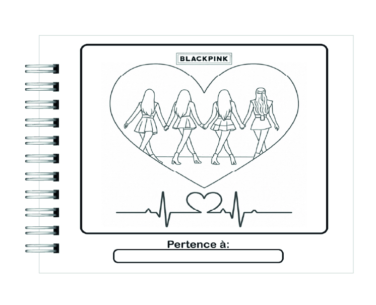 Libro para Colorear Blackpink  4