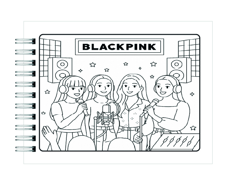 Libro para Colorear Blackpink  5