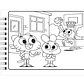Libro para Colorear El Increíble Mundo de Gumball - Miniatura 3