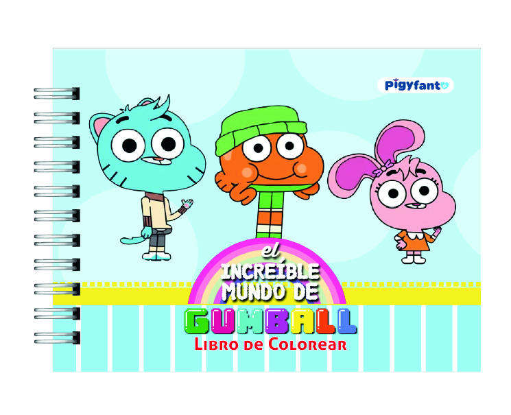 Libro para Colorear El Increíble Mundo de Gumball 1