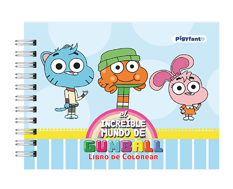 Libro para Colorear El Increíble Mundo de Gumball
