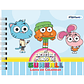 Libro para Colorear El Increíble Mundo de Gumball - Miniatura 1