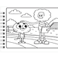 Libro para Colorear El Increíble Mundo de Gumball - Miniatura 4