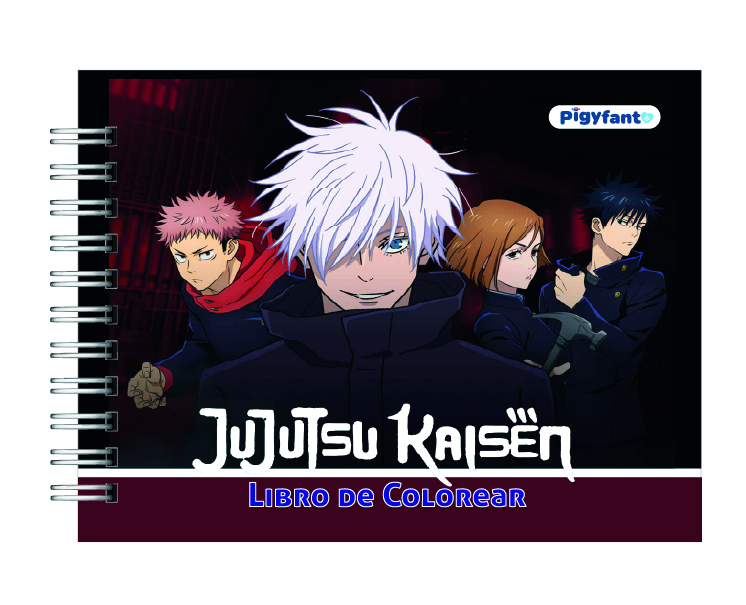 Libro para Colorear Jujutsu Kaisen 1