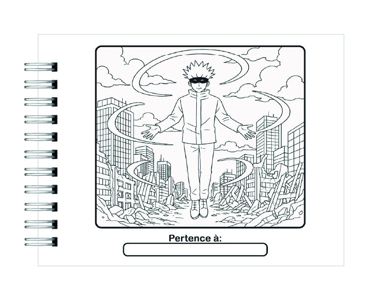 Libro para Colorear Jujutsu Kaisen 2