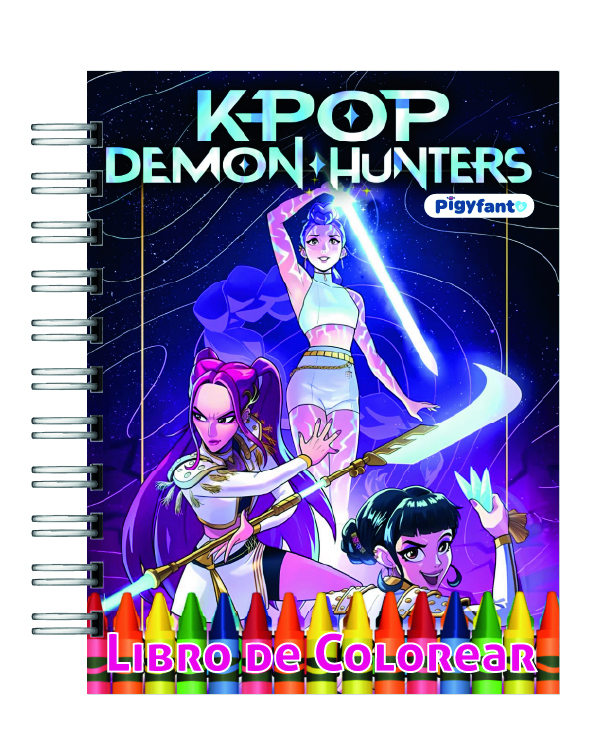 Libro para Colorear KPOP Demon Hunter 1