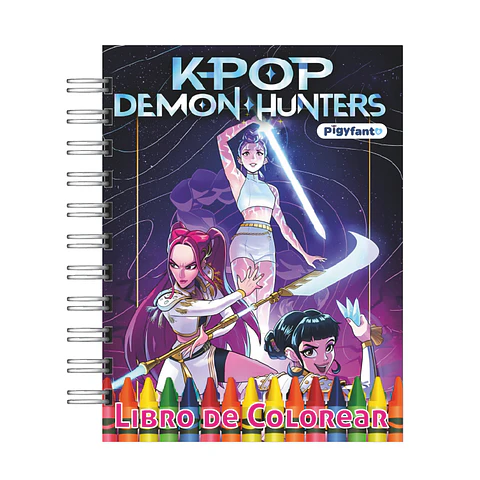 Libro para Colorear KPOP Demon Hunter