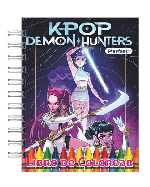 Libro para Colorear KPOP Demon Hunter