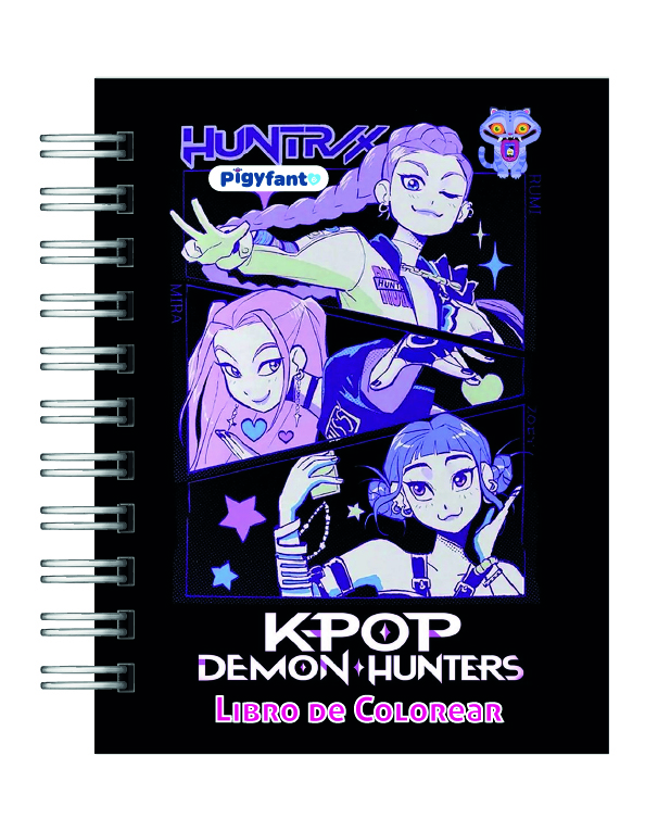 Libro para Colorear KPOP Demon Hunter 7