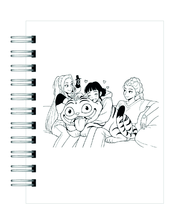 Libro para Colorear KPOP Demon Hunter 6