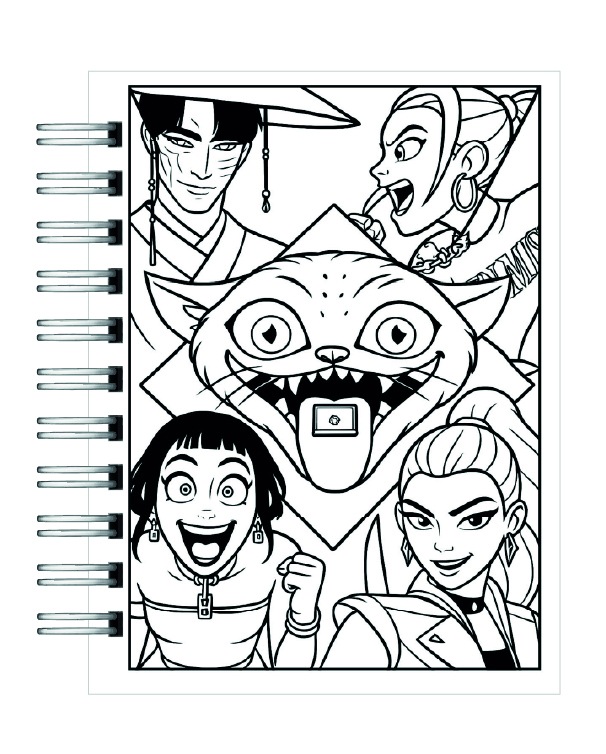 Libro para Colorear KPOP Demon Hunter 2