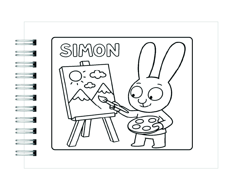 Libro para Colorear Simón 4