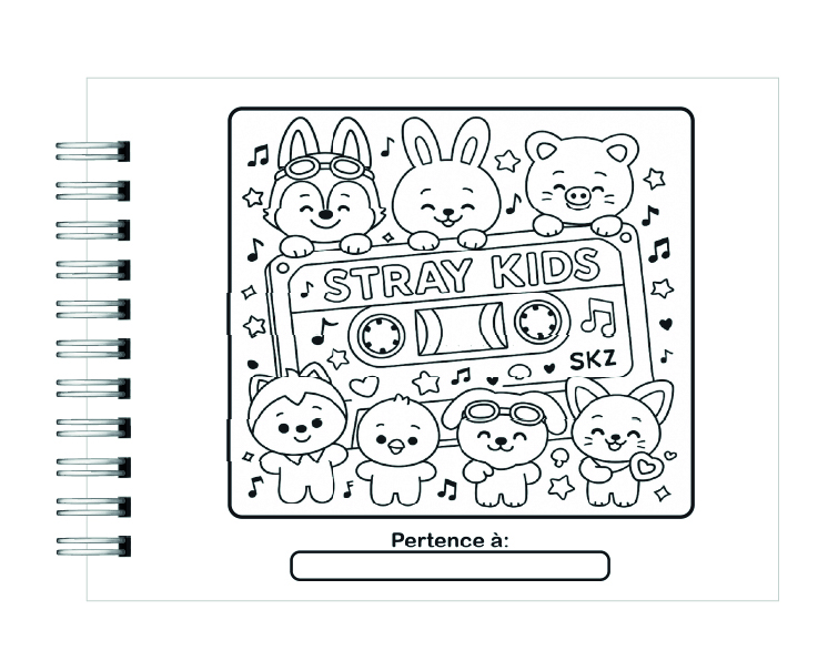 Libro para Colorear Stray Kids  2